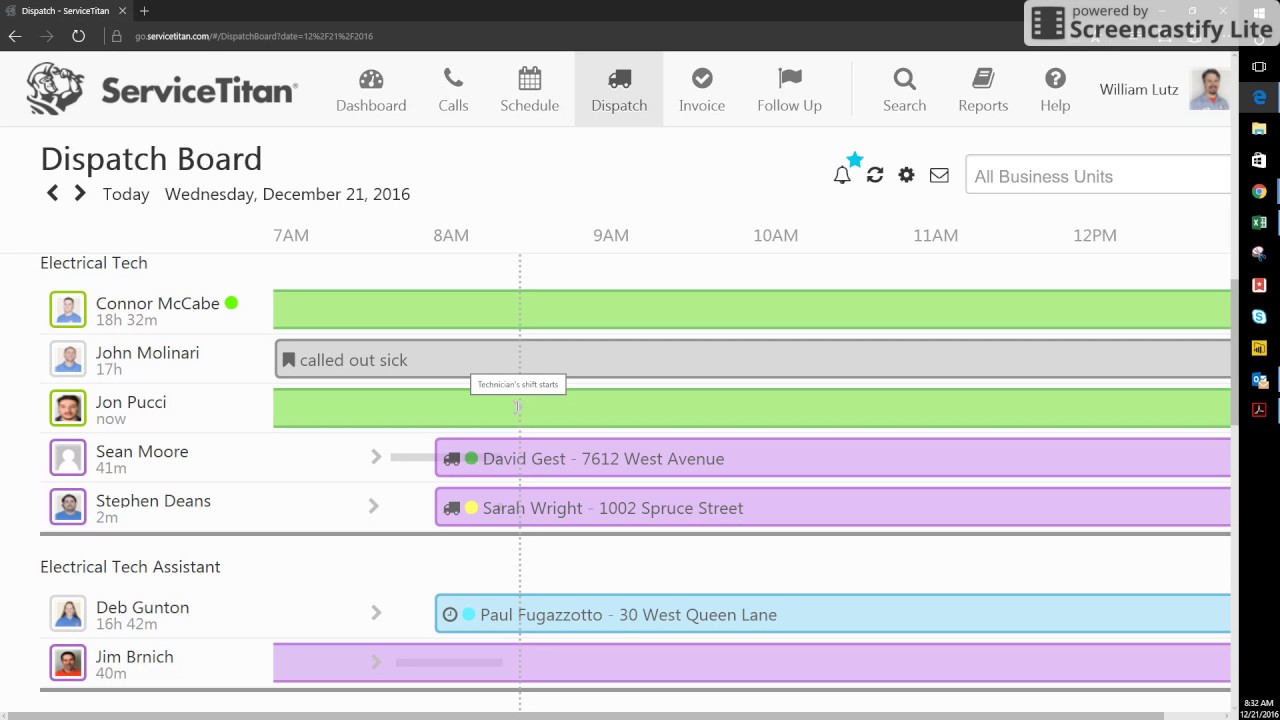 Crm service titan