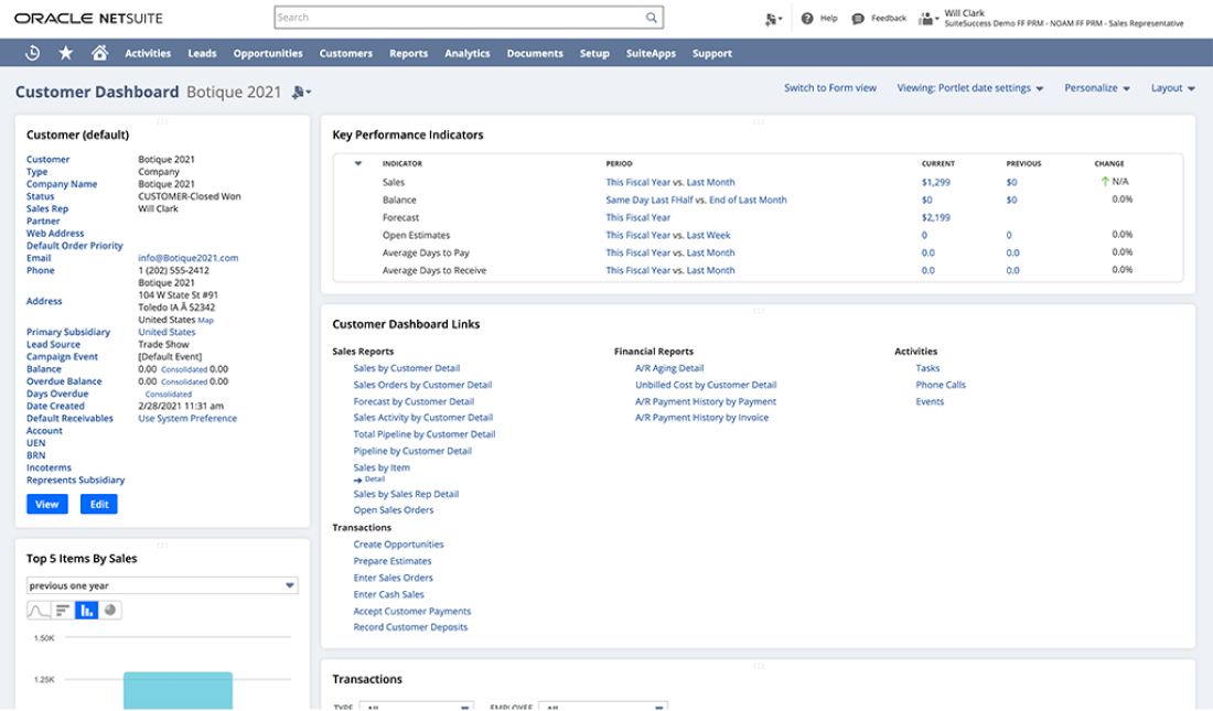 Crm netsuite